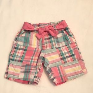 Janie and Jack plaid shorts